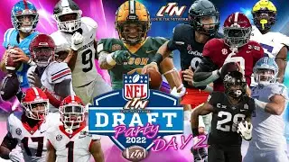 🎉🎊🏈Вечеринка по случаю драфта НФЛ 2022 ПРЯМО В ПРЯМОМ ЭФИРЕ!!!! ДЕНЬ 2 - Раунды 2 и 3🏈🎊🎉💯💯💯 #LouieTeeLIVE!