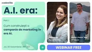 A.I. era: Steps to follow when starting a marketing campaign in the AI era - Webinar | Codezilla