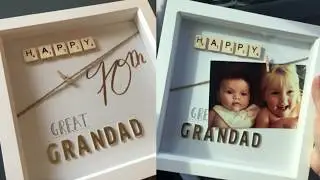 DIY Photo Frame || HobbyCraft Haul