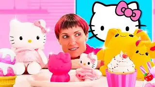 Игрушечный кролик Лаки посещает Игрушечную кошечку – маму для Лаки