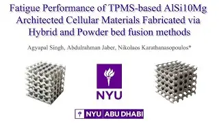 Fatigue Performance | Architected Materials |  Investment Casting | 3D Printing | TPMS Structures