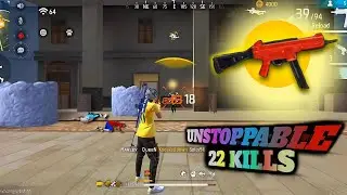 FREE FIRE - RUBY UMP + DRAGON AK47 BEST COMBINATION 🔥 SOLO VS SQUAD  22+ KILL 😱 || GARENA FREE FIRE