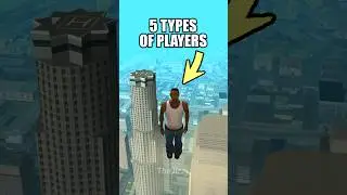 5 Types of Players in GTA San Andreas 😂 #gta #gtasanandreas #shorts