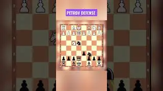 Petrov Defense Trap A Smashing Queen Sacrifice😃😃|| #shorts #trendingshorts @ChessLabyrinth