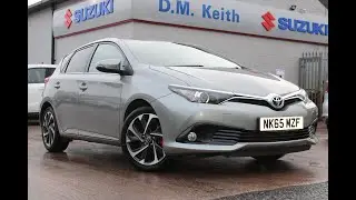 NK65 MZF Toyota Auris 1.2 T Design 5dr Pewter Silver 2015