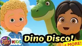 😃🦖 Dino Disco Dance Party! | Fun Dinosaur Songs for Kids + MORE!