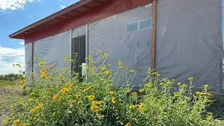 Strawbale House Plaster Party