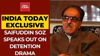 I Am Not A Free Person, I Am Under Detention: Congress Leader Saifuddin Soz Exclusive