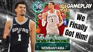 Galaxy Opal Victor Wembanyama Gameplay In NBA 2K26 Myteam