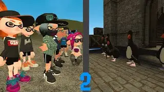 [Splatoon GMOD] Mosgel VS. The Penguins 2: Penguins Revenge | Mosgel & Friends After Stories