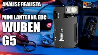 Pequena no Bolso, Útil na Vida Real | Wuben G5 Everyday Carry