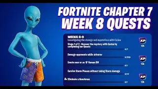 Week 8 Quests Guide - Speedrun to Level Up Fast!