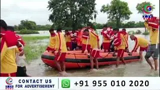 Dramatic Rescue in Siddipet: 3 Farmers Saved from Flooded Fields | SDRF Operation