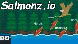 Эту игру очень сложно пройти Salmonz.io Лосось ио \ игры в браузере #Cool