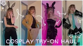 TRYING ON DOKI DOKI AND SECOND-HAND COSPLAYS