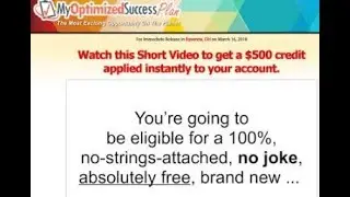 My Optimized Success Plan Review - It's an Expensive SCAM!