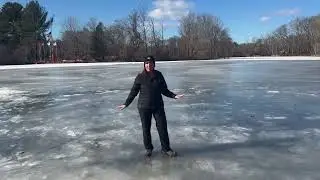 Ice Skating at Mill Pond