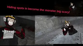 Best hiding spots in big scary become the monster!