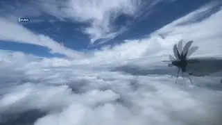 Hurricane hunters flew through Hone making observations on the hurricane&rsquo;s centers and movements