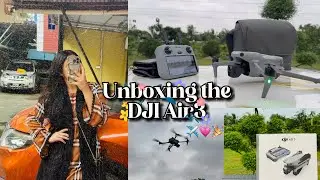 Unboxing the DJI AIR 3 ✈️💗🎉| Gongons world| Unboxing my birthday gift🎉