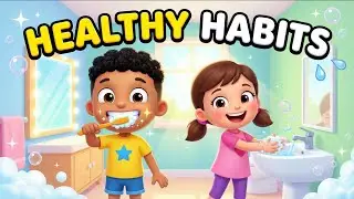 Healthy Habits for Kids 🪥🧼 | Brushing & Hand Washing Song | Kids Learning Video