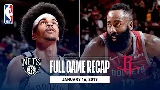 Full Game Recap: Nets vs Rockets | Harden Goes For 58 In Overtime