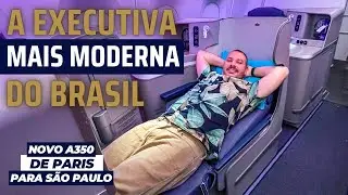 COMO É VOAR NA CLASSE EXECUTIVA DO AVIÃO MAIS MODERNO DO MUNDO: O A350 da Azul de Paris a Viracopos