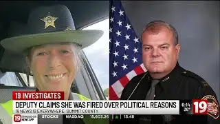 Former Summit County deputy claims sheriff fired her for supporting political opponent