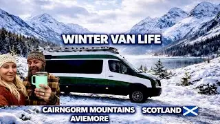 Part 9! Of our Scotland winter road trip! We&rsquo;re heading to cairngorm mountains! Will there be snow?!