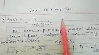 Lead compensator using root locus