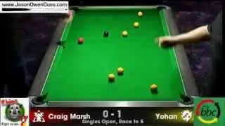 Trecco 2014 - Open Singles - Craig Marsh v Yohan Chedr