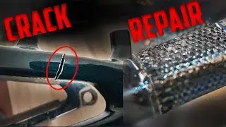 DIY Carbon Rahmen reparieren | MTB Carbon fiber frame repair