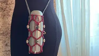 Macram&eacute; Water Bottle Holder Tutorial | Perfect for Hiking, Nature Walks & Festivals