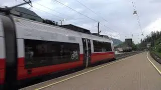 2023 - AT - Departure of &Ouml;BB 4024 Talent EMU with regional train 