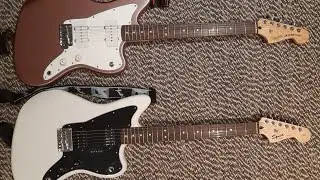 Squier affinity jazzmaster hh vs. Squier affinity jazzmaster burgundy