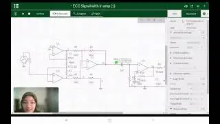 Group 6 : ECG Circuit Simulation.  #Biomedicalelectronics #UTHM #FKEE #2023