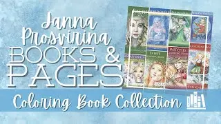All my Janna Prosvirina Books And Finished Pages…Plus A ColorAlong Announcement #jannainjuly2023