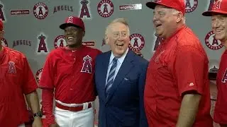 LAD@LAA: Angels honor broadcast legend Vin Scully