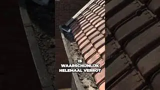 Zinken goot is nodig aan vervanging toe op het dak