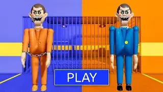 PRISONER FUNNY DUMMY and COP FUNNY DUMMY BARRY PRISON RUN!FULL GAMEPLAY #roblox #obby