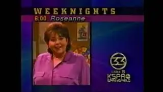 KSPR-TV Channel 33 ABC Springfield Mo Promo For Roseanne Back In December 11 1993