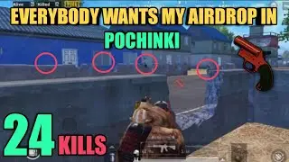 I Started A War In Pochinki | 24 Kills Solo Vs Squad | PUBG Mobile