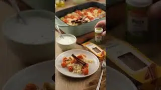 One Pot Wonder: W&uuml;rziger Ofenreis mit Zitronen-Feta-Dip
