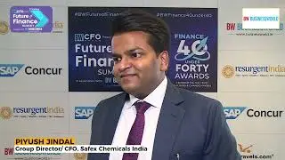 Piyush Jindal, Group Director/ CFO, Safex Chemicals India| BW Finance 40 Under 40 Awards 2024