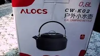 Alocs CW - K02 Camping Hiking 0.8L Water Kettle Portable Picnic Teapot Coffee Pot
