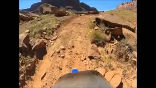 Dirt biking Slick Rock to Kane Creek to Lockhart Basin, Moab, UT
