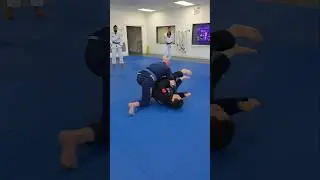 White belts need this! Fundamental Stack Pass Counter #bjjgi #bjj #jiujitsu #martialarts #nogi