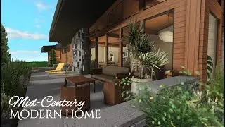 Bloxburg | Mid-Century Modern Home Part 2