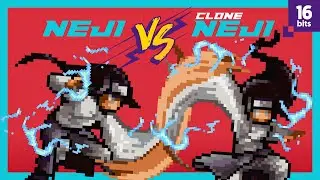 🍃Neji VS Neji Clone💫 - Sprite Animation