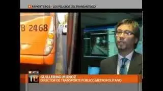 Transantiago &iexcl;Peligro para la comunidad!